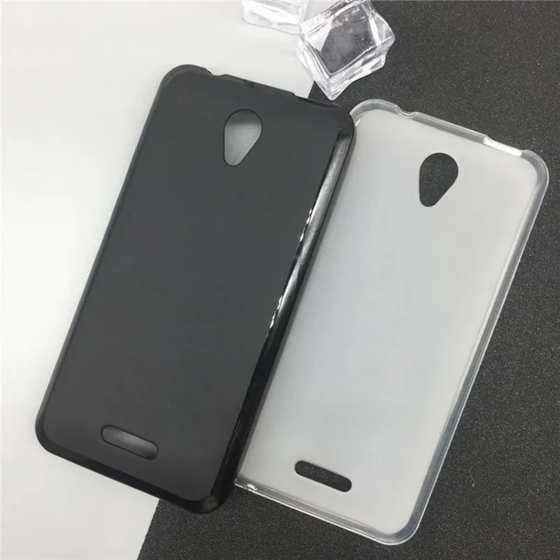 لينة سيليكون الحالات الهاتف لينوفو a5000 5000 fundas تبو الغطاء الخلفي مهلبية حالة كابا أسود قذيفة الأصلي