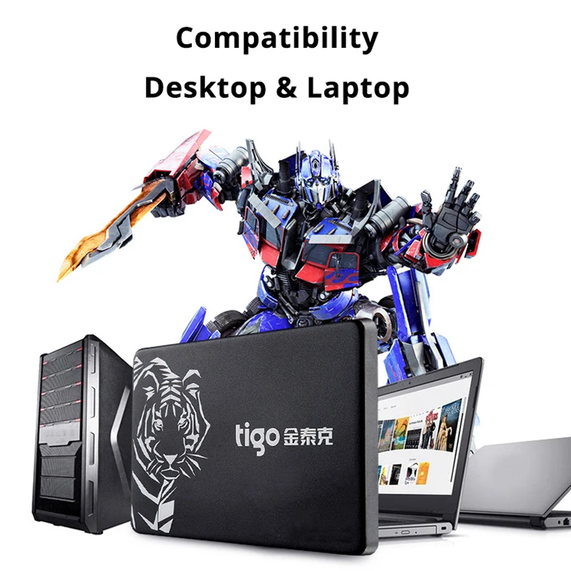 Tigo SSD 480 GB HDD 2 5 дюйма SATA3 Внутренний твердотельный накопитель для настольных ПК
