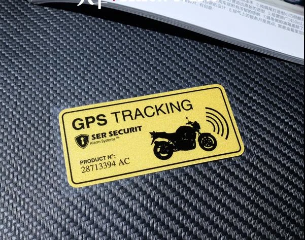 Pegatinas GPS para bicicleta, moto, coche, alarma, antirrobo