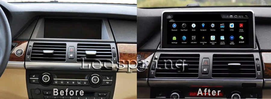 10,25 дюймов ips экран Android 9,0 автомобильный gps-навигатор для BMW X5 E70(2007-2013)/для BMW X6 E71(2007