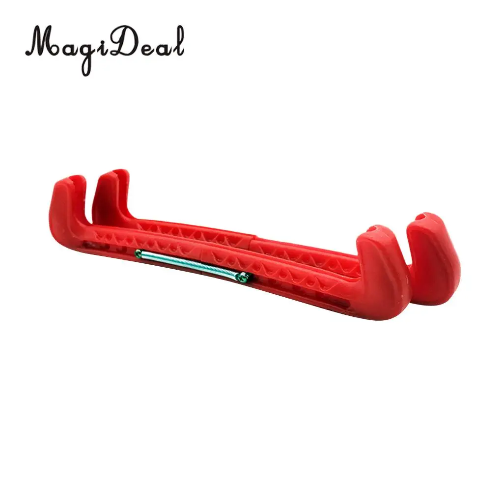 2 Pair Plastic Ice Hockey Figure Skate Walking Blade Guard Protective Cover