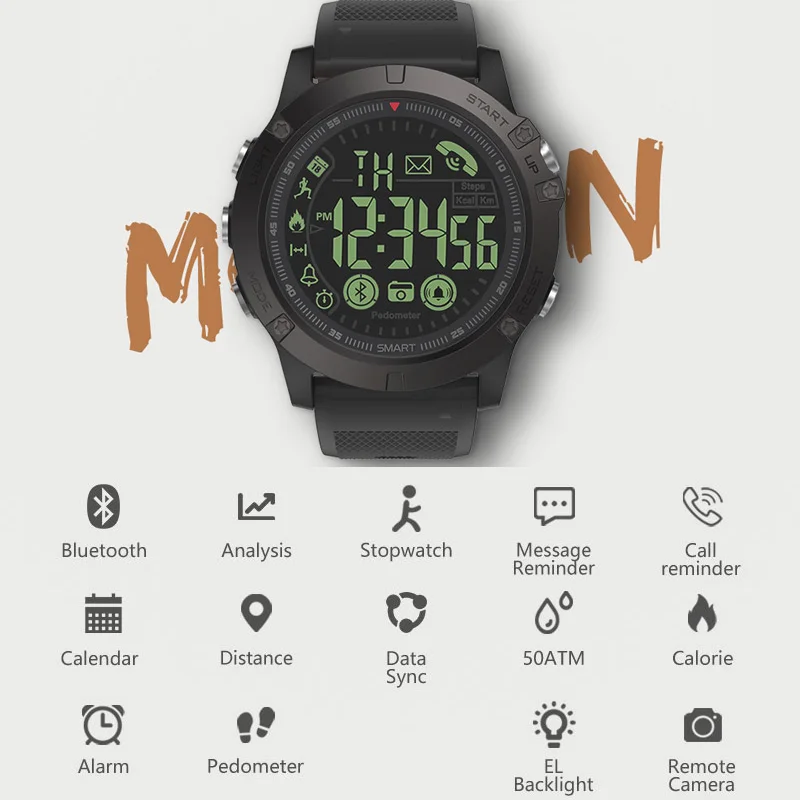 Smart Digital Watch Bluetooth Pedometer Calorie Remote Camera Wristwatches Fashion Sport Clock Smartwatch For iPhone Android Smart Digital Watch Bluetooth Pedometer Calorie Remote Camera Wristwatches Fashion Sport Clock Smartwatch For iPhone Android