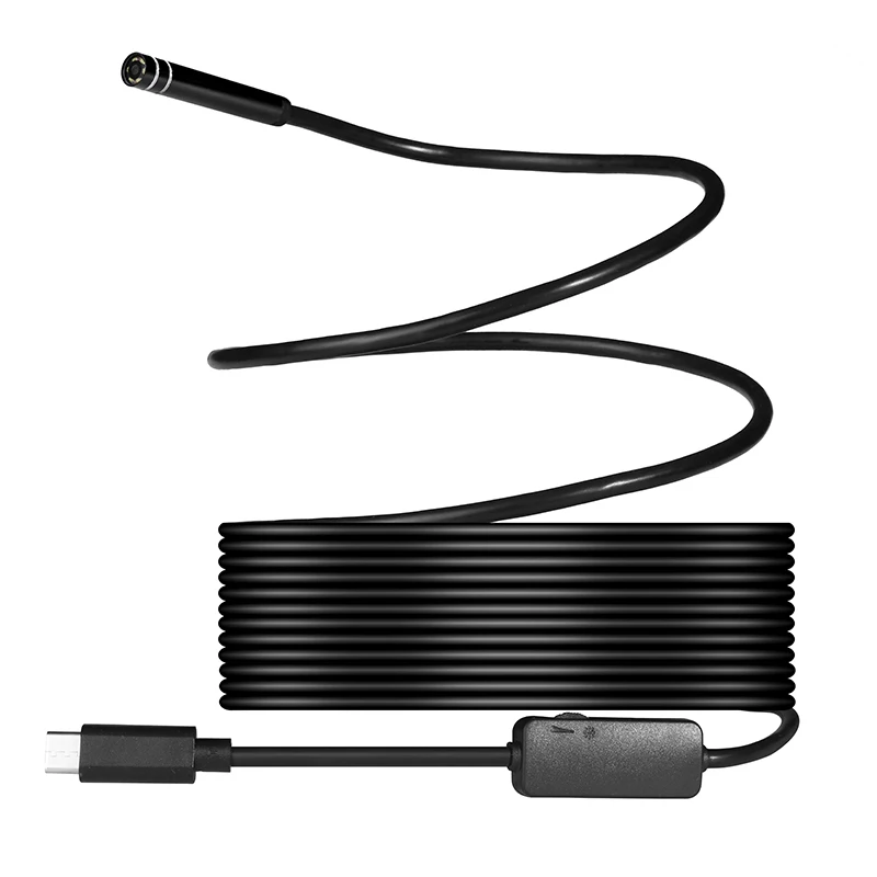

New 5.5MM high-definition TYPE-C Waterproof Endoscope with Lights for Android Smart Phones Inspection and Hunting Extend Lens
