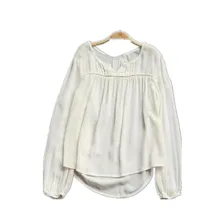Y16013 новые весенние блузки для маленьких девочек, однотонные белые топы с длинными рукавами для девочек, модная одежда для девочек в Стиле Лолита