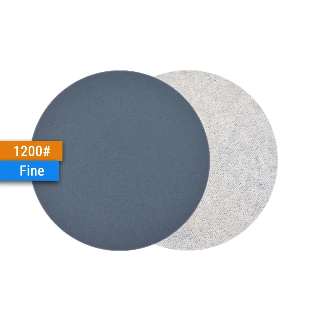 10PCS 4 Inch(100mm) Silicon Carbide Hook&Loop Waterproof Sanding Discs for Wet/Dry Sanding Round Self-adhesive Sandpaper