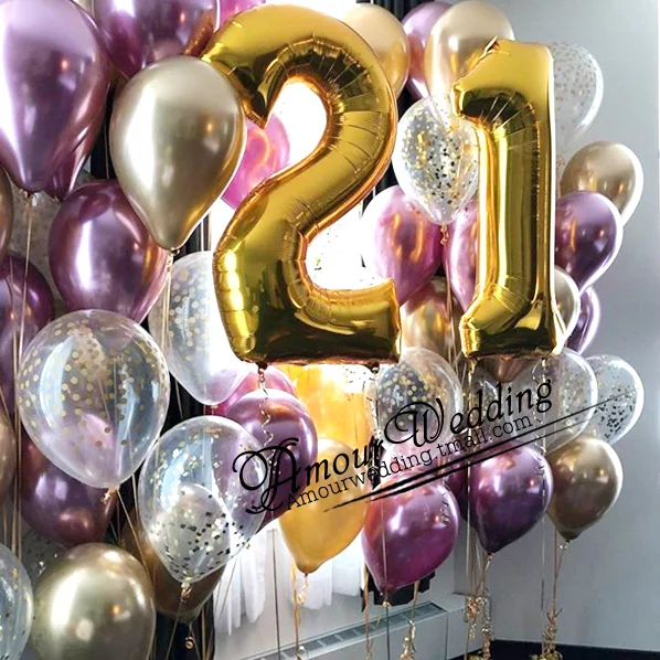 10 шт 11 дюймов новые шары из латекса цвета металлик толстые жемчужные металлические хромированные цветные шары для свадебной вечеринки