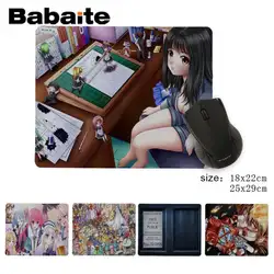 Babaite отаку офисные мыши Компьютерные геймер силиконовый коврик для мыши Мода Компьютерная Мышь pad Gaming коврики для мыши