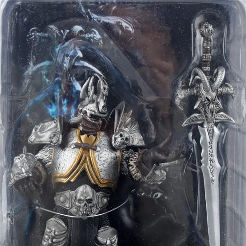 wow Lich King Arthas Death Knight  PVC Action Collectible Model Toy  (5)