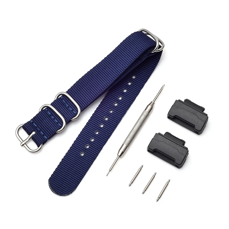 Watch Strap Spring Bar Tool Kit Pin Buckled Nylon Wristwatch Bands Converter Replacement Accessories For Casio