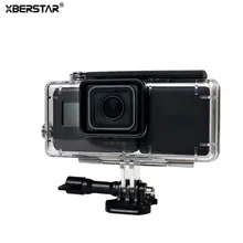 Дайвинг 45 м водонепроницаемый корпус чехол для GoPro Hero 5 аксессуар черный+ 2300 мАч рюкзак Расширенный аккумулятор Комплект для GoPro Hero 5