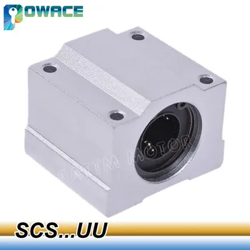 

2Pcs SCS...UU 6/8/10/12/13/16/20/25/30UU SC Linear Block bush Slide Linear Shaft for CNC Router DIY CNC Parts