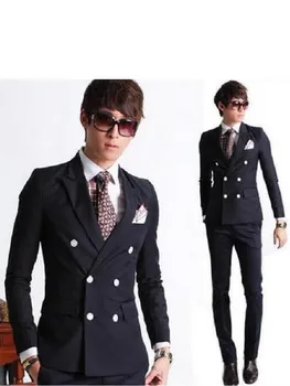 

Men's suits The groom's suit double-breasted suit, wedding dress the holds the ball gowns custom made