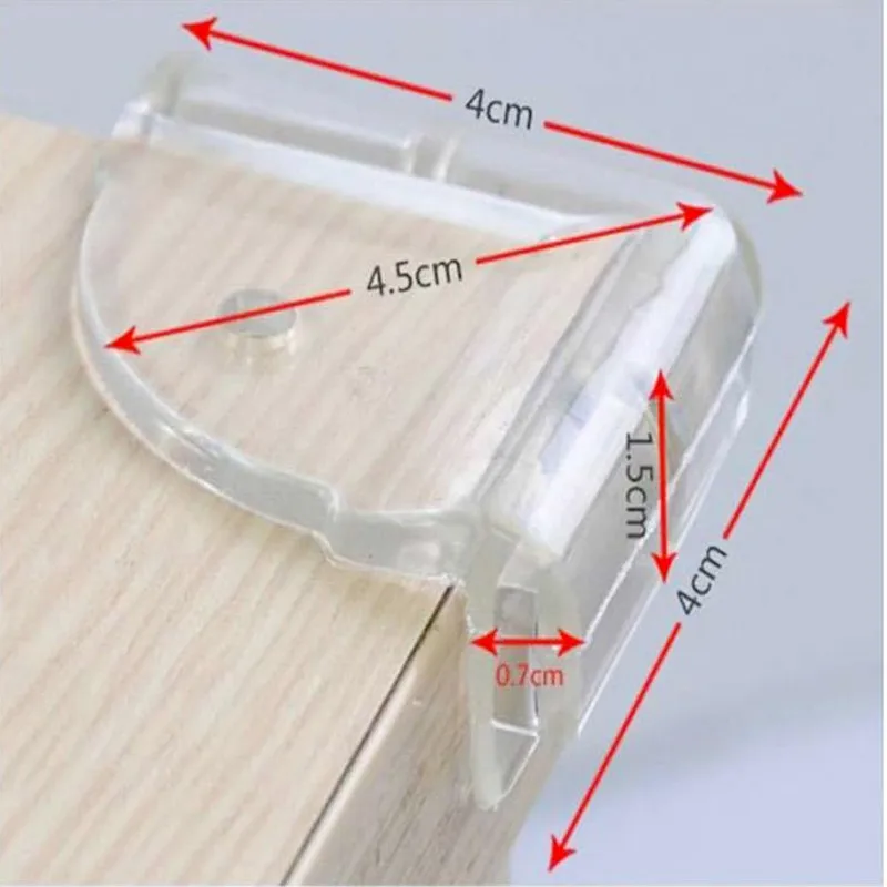 10 шт./лот, защитные Угловые ограждения для детей, защита для стола, защитные изделия, защитное покрытие, детское защитный предохранитель, силикон