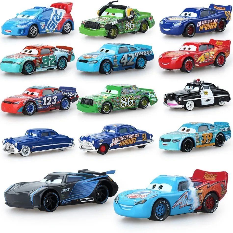 Новая Металлическая Модель автомобиля Disney Pixar 14 моделей Маккуин Джексон шторм