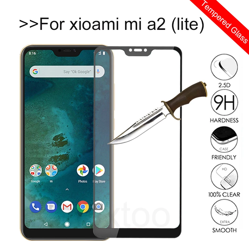 Mi A2 Lite закаленное стекло для Xiao mi Защитное экрана xaomi xiomi a2 A2lite 6X A 2 Легкая защитная
