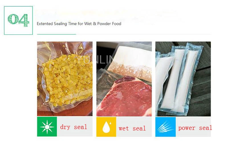 Автоматическая сухая+ влажная вакуумная упаковочная машина для пищевых продуктов, Бытовая Вакуумная упаковочная машина для пищевых продуктов, многофункциональная упаковочная машина для пленки MS1160