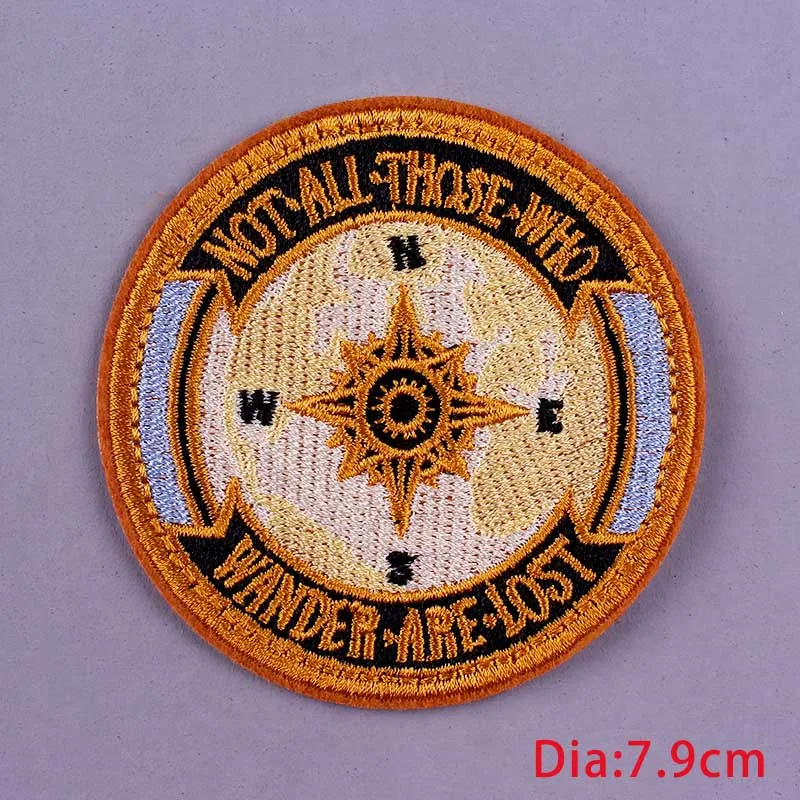 Pulaqi Mountain Travel Patch Embroidery Patches Iron On Patches For Clothing Explore Nature Traveling Cloth decor parche ropa - Цвет: 3P-PE4459CT