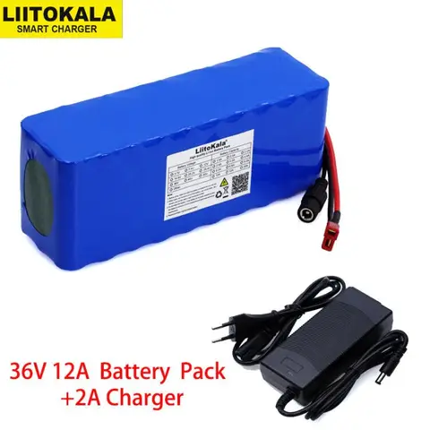Bateria de Lítio Potência da Motocicleta Bicicleta do Carro Scooter com Bms + 2a Liitokala Alta Elétrico Esporte ch 36 v 12ah 18650