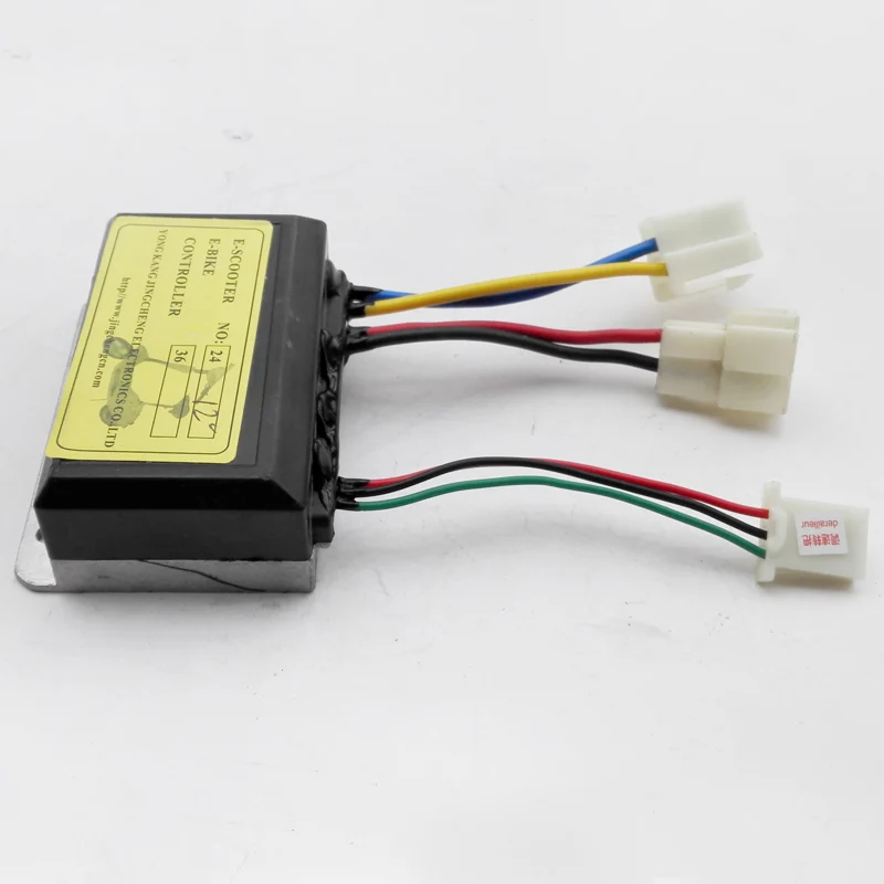 12V 250W щёточный двигатель постоянного тока контроллер L2424D E-велосипед электрический скутер велосипед игрушка трехколесный велосипед контроллер Аксессуары для велосипеда