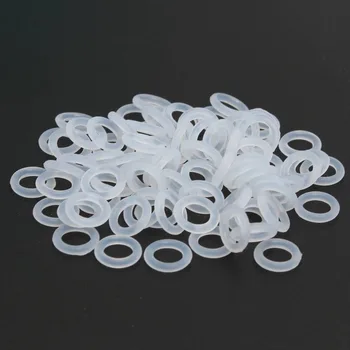 OD 8mm x CS 2mm translucent silicone o ring oring o-ring sealing rubber washer 0 5 inch through bore slip ring rotary joint slip ring connector id12 7mm od 54mm 6 circuits x 5a