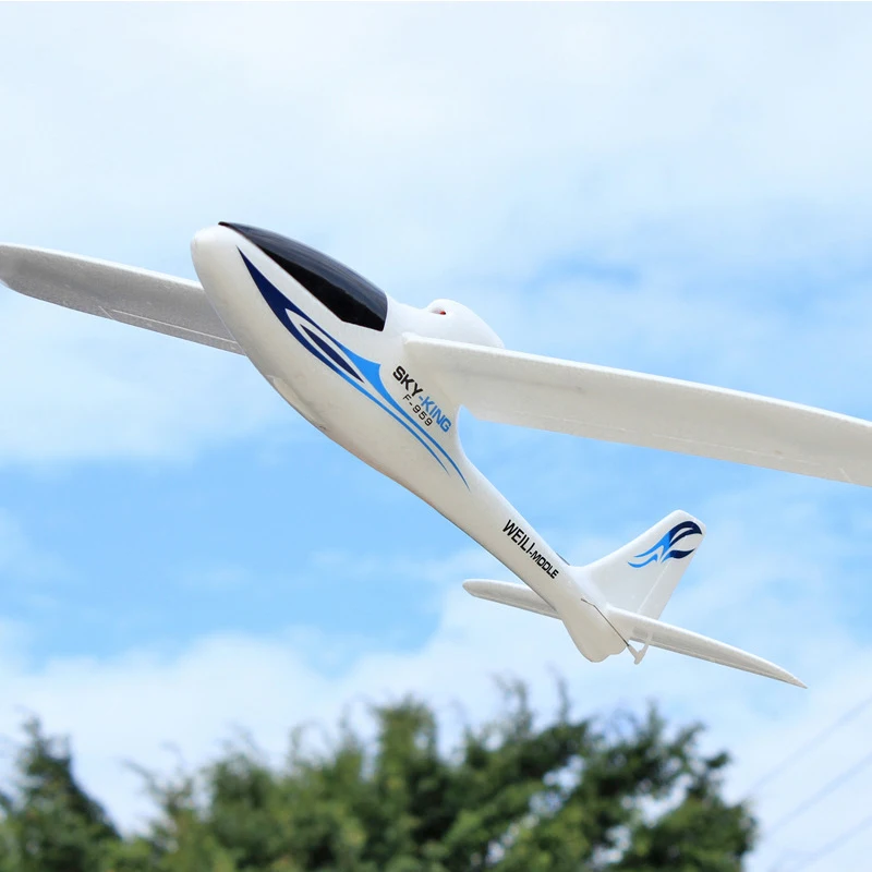F959 Sky King 3 канальный Радиоуправляемый Дрон самолет с Push Speed планер фиксированным