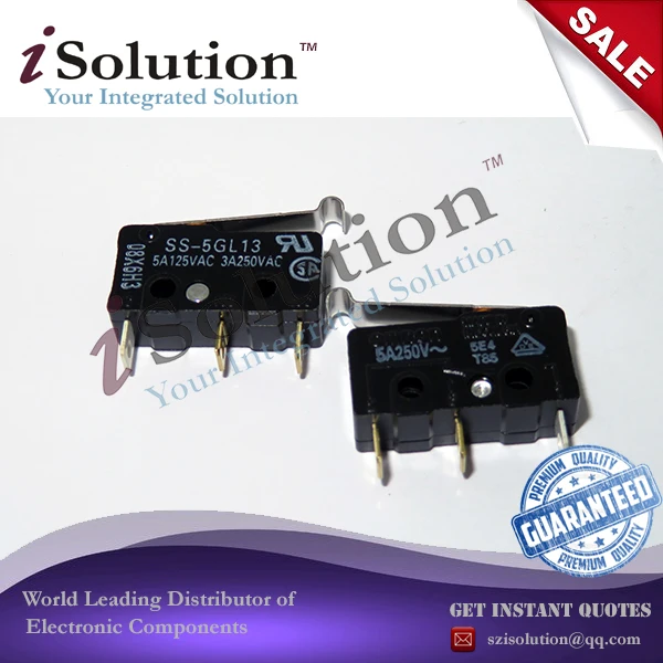 

10PCS SS-5GL13 SS-5GL13T SS 5GL13 Snap Action Switch SW SPDT 5A SIM ROLLER SLD 125V