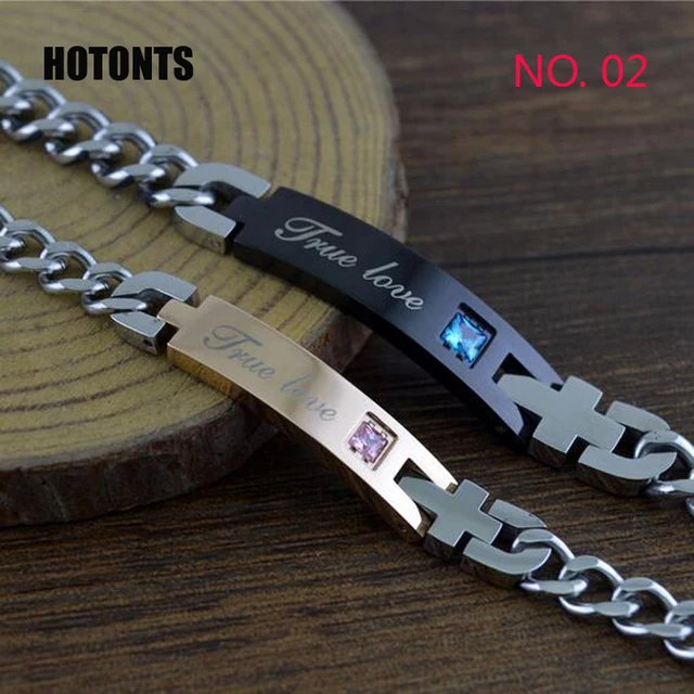 038 Ture Love Letter Luxury Austrian Crystal Id Bracelets 038 Ture Love Letter Luxury Austrian Crystal Id Bracelets Stainless Steel Cross