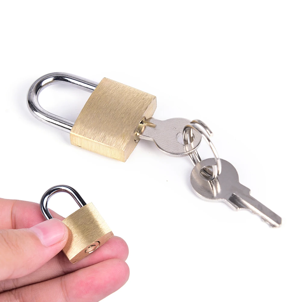 High Quality Copper Restraint Bondage Brass Ring Latch Tiny Padlock Cuffs Collar Gag Lock Product Accessory