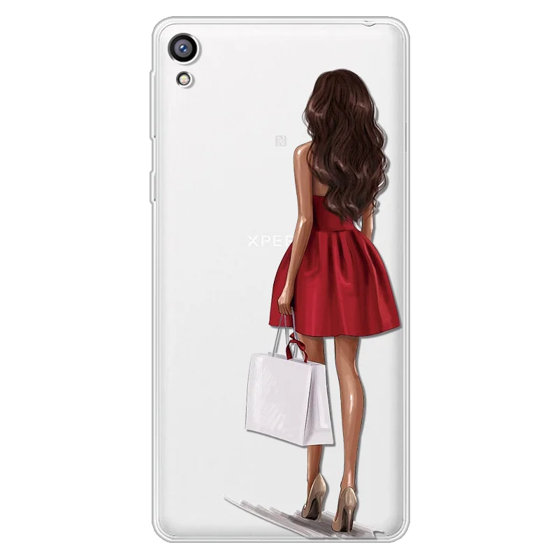 Модный Стильный чехол для макияжа Queen Sony Xperia XZ XZ2 XZ3 XA E5 X Ultra Plus Компактный Мягкий из
