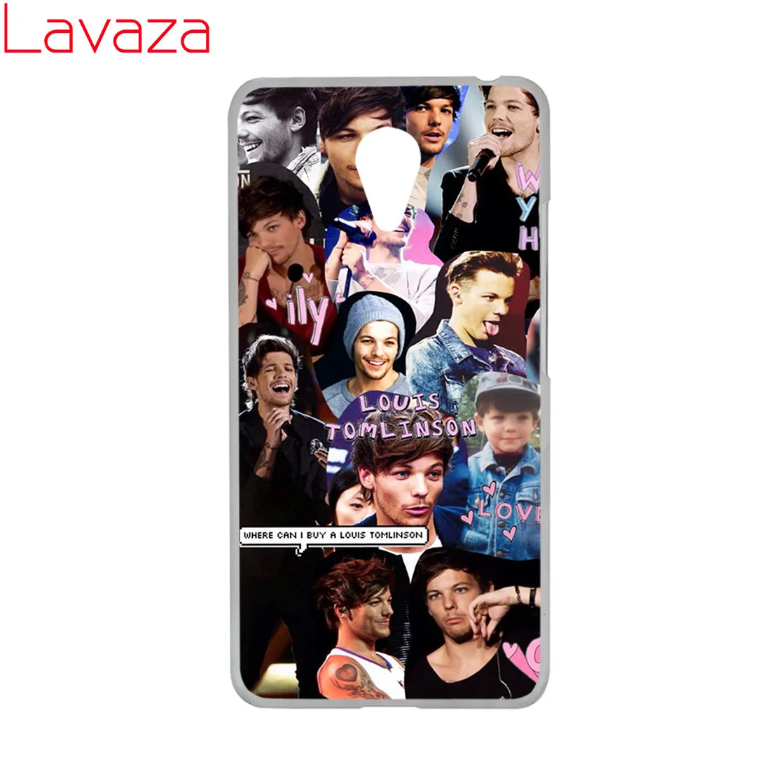 Lavaza One Direction 1d Louis Tomlinson Hard Phone Case for Meizu M6 M5 M5C M5S M3 M3S M2 Note Mini Pro 7 Plus 6 U10 U20 Cover