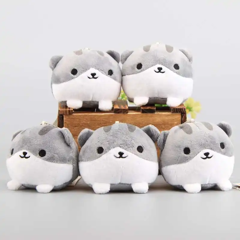 Милый 10 шт./партия Неко Atsume кошка во дворе коллекция Dango Mochi мини плюшевые куклы милый маленький кулон 8 см