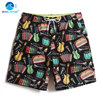 

New Men's bathing suit swimsuit board shorts quick dry surfing hawaiian bermudas liner fitness beach shorts printed mesh
