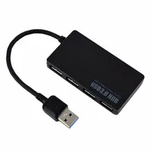 Kinganda USB Hub Высокое качество USB Hub 5 Гбит/с, высокая Скорость 4-Порты и разъёмы USB 3,0 Портативный компактный адаптер хаб для портативных ПК BK#3 L0408
