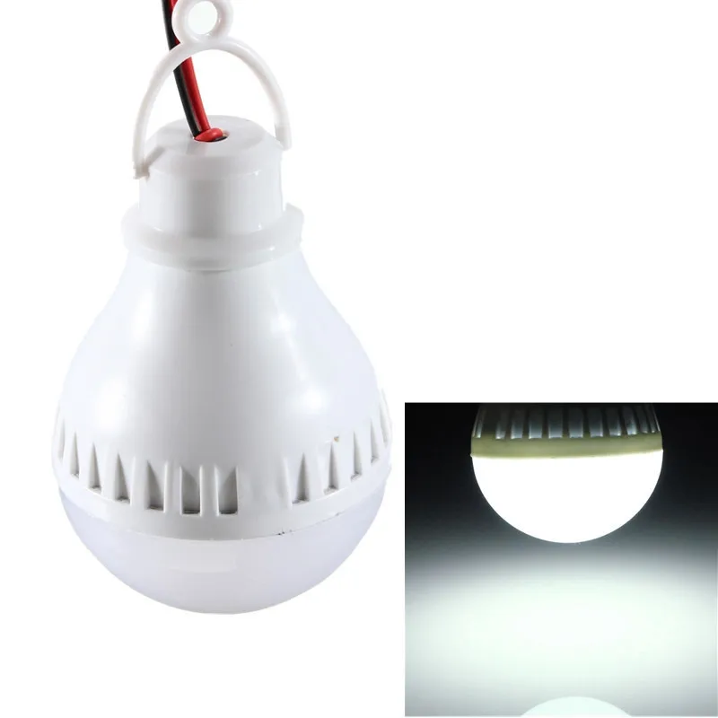 

New 5W LED Bulbs Lamp Home Camping Hunting Emergency Outdoor Light For DC 12V Cool White 6000K