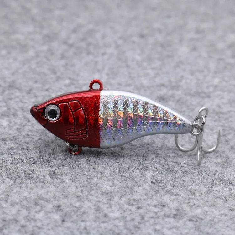 

15g 5cm Metal Jig Fishing Lure 8 Color Wobbler Spoon Jig Head VIB Lures Winter Artificial Baits Fishing accessories