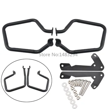 

2Pcs Black Rear Curved Engine Guard Rear Bars Crash Guard Set Fit For B M W R 1200 RT R1200RT 2014-2018