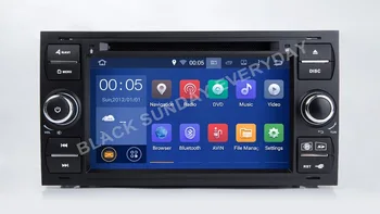 

4G QuadCore Android 8.1 car audio gps FOR FORD FOCUS C-MAX car dvd player car multimedia car stereo head unit 1024*600 2G RAM CD