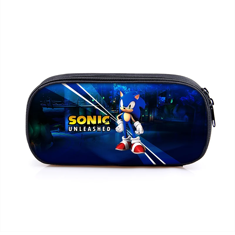 Super Mario Bros Sonic Kids PencilBag, Студенческая сумка для детей, новая милая Высококачественная канцелярская сумка, пенал - Цвет: 15