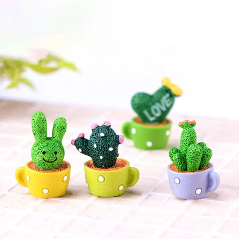 

Small Landscape Cactus Moss Ecological Bottle Simulation Meaty Micro Landscape Ornament DIY Resin Crafts