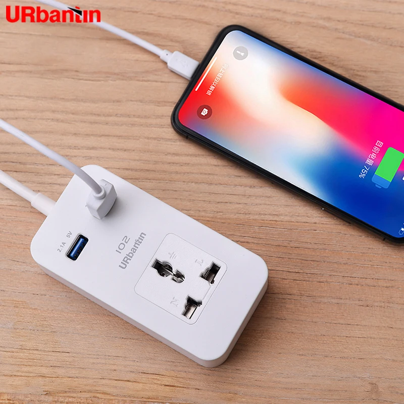 Быстрая зарядка 2 Порты USB Универсальный Мощность газа путешествия Портативный