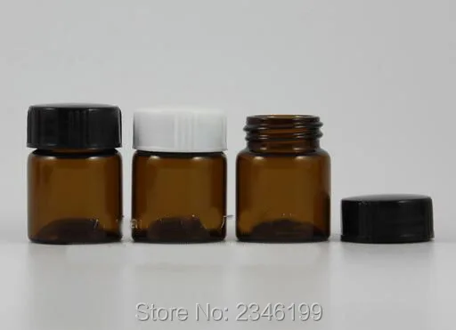 

10G 10ML Cosmetic Cream Bottle Empty Brown Color Glass Container, Amber Cream Jar, Small Cream Sample Packing Jar, 50pcs/lot