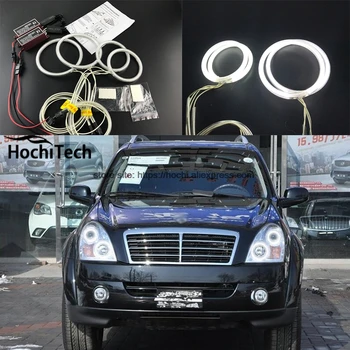 

HochiTech ccfl angel eyes kit white 6000k ccfl halo rings headlight for Ssangyong Rexton 2006 2007 2008 2009 2010 2011