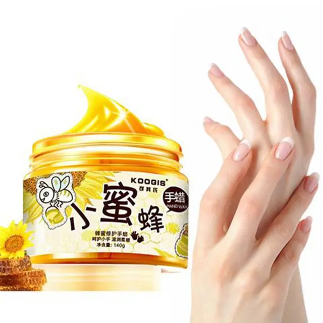 KOOGIS Honey Milk Hand Wax Hand Mask Nourish Mositurizing Exfoliate Anti wrinkle Brightening Skin Care