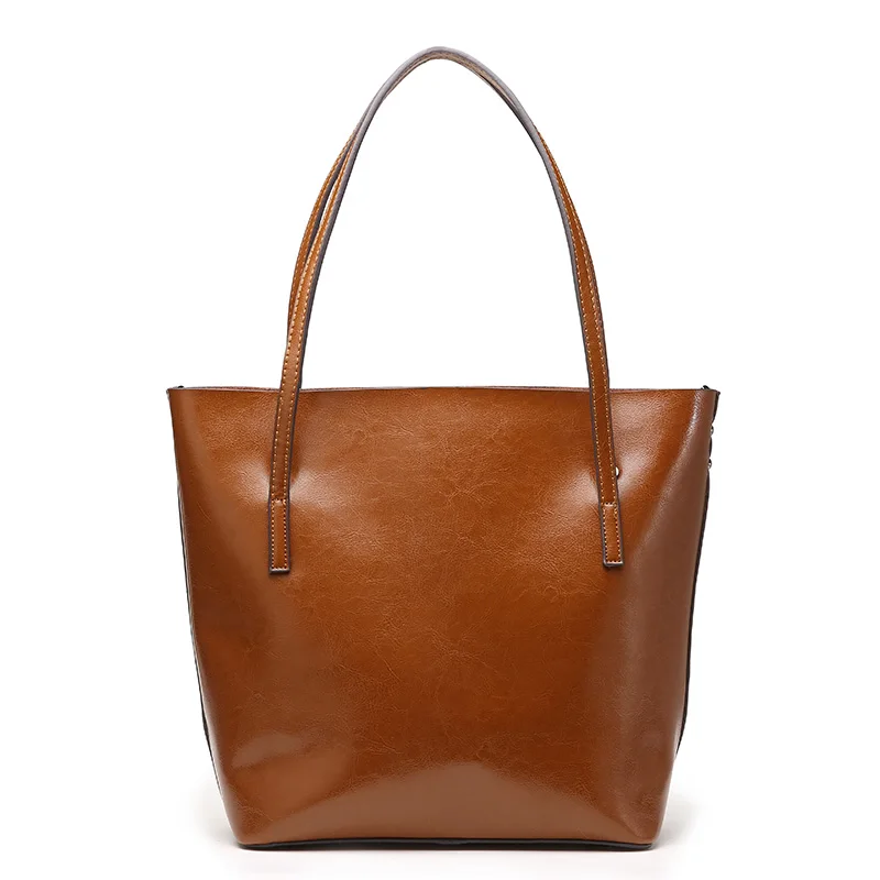 Beste Mode Echt Vrouwen Tas Designer Lederen Handtas Koe Lederen Schoudertas Hoge Kwaliteit Echt Leer Vrouwelijke Tas Grote Tote