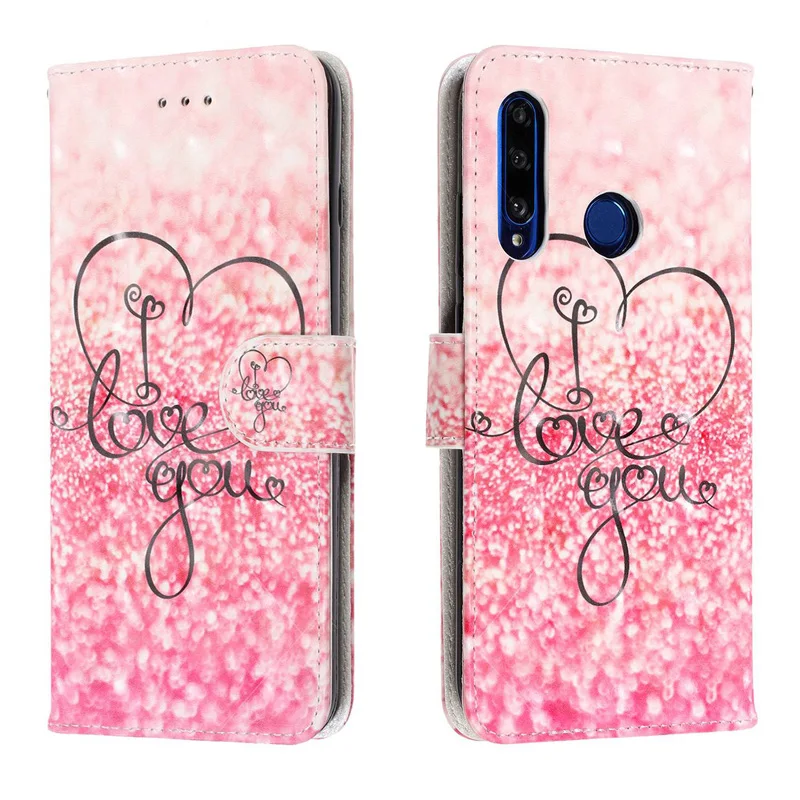 2019 3D чехлы бумажники для huawei P30 P20 Lite Флип ТПУ кожаный чехол P Smart Plus PRO Чехол