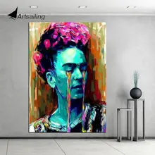 

wall art canvas painting frida kahlo poster and prints wall pictures for Living room Home decoration modern abstract figure art