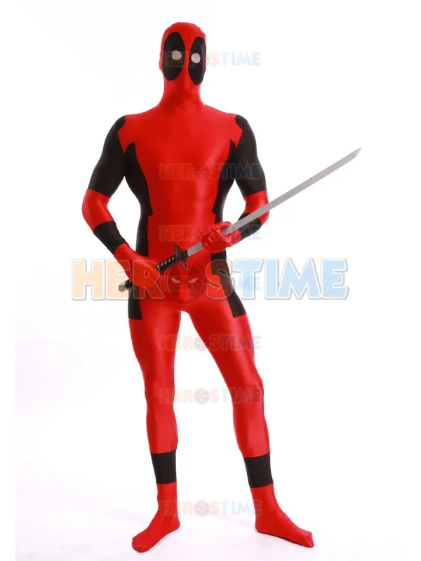 Kids & Adult Boys Deadpool Zentai X-Men Costume Cosplay Fancy Dress Bodysuits ! Kids & Adult Boys Deadpool Zentai X-Men Costume Cosplay Fancy Dress Bodysuits !