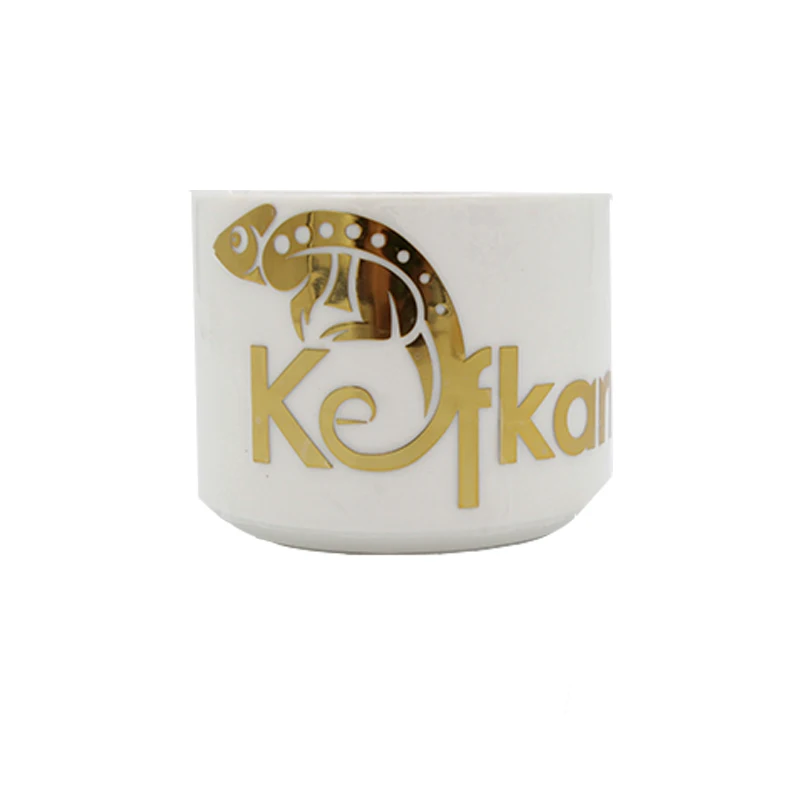 

Custom Logo Metal Sticker Shiny Foil Metallic Embossed Adhesive Engrave Labels Stickers for Bags Cups Box Household