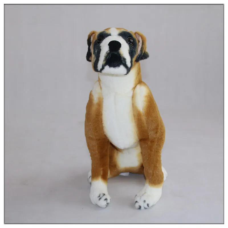 55 см Бигль боксер Мопс далматинец Волкодав моделирование сидя собака плюшевая игрушка хорошее качество реалистичные сидящие собаки куклы L3416