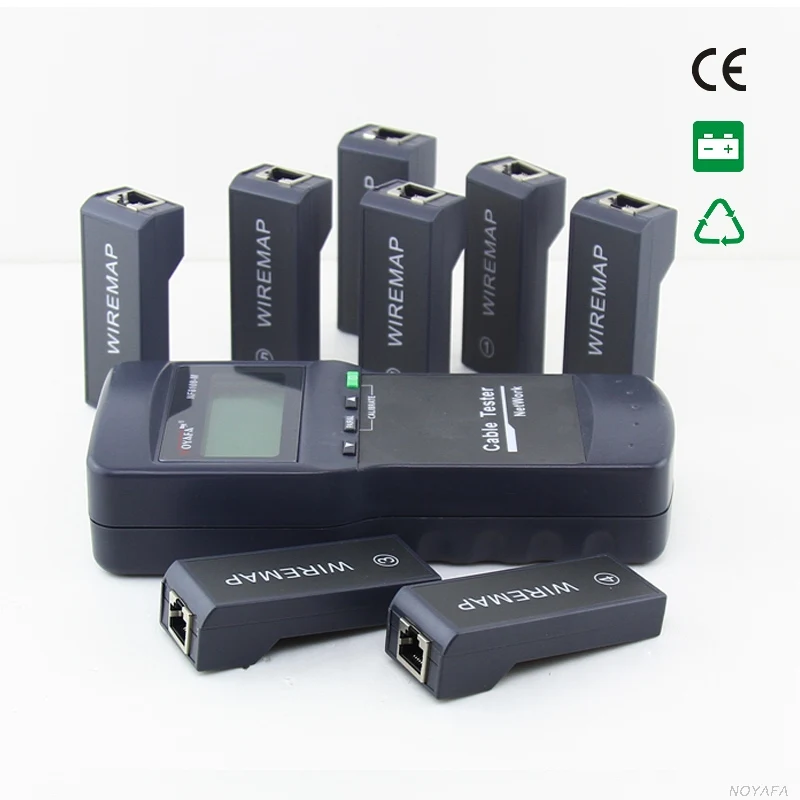 

Wholesale!!!NOYAFA NF8108-M Multifunction Network LAN Cable Tester Meter RJ45 Open Short Circuit Tool